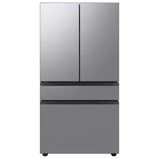 Samsung Bespoke 23 cu. ft. 4-Door French Door Smart Refrigerator with Beverage Center in Stainles... | The Home Depot