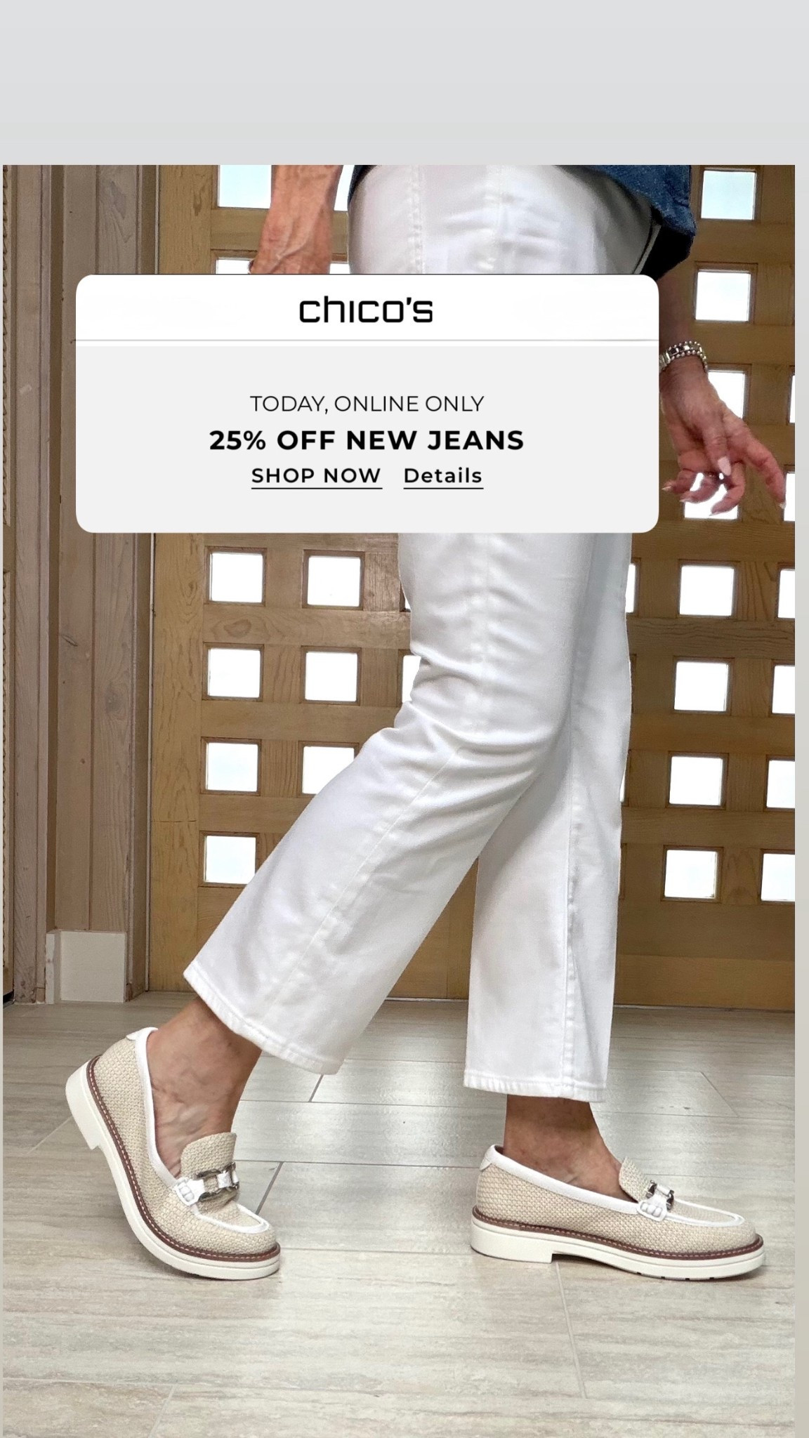 Cropped Girlfriend Kickflare jeans on sale today only 3/15. This is my favorite style of jeans for fit, comfort and price. Other washes available. I am 5’7” 130#’s and I wear a size 0 in Chico’s unique sizing. 

#LTKOver40 #LTKSaleAlert #LTKgrwm