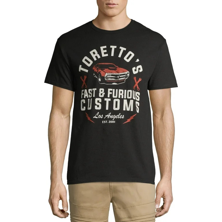 Fast and Furious Men's & Big Men's Toretto's Garage Movies Graphic Tee Shirts, Sizes S-3XL, 2 Fas... | Walmart (US)