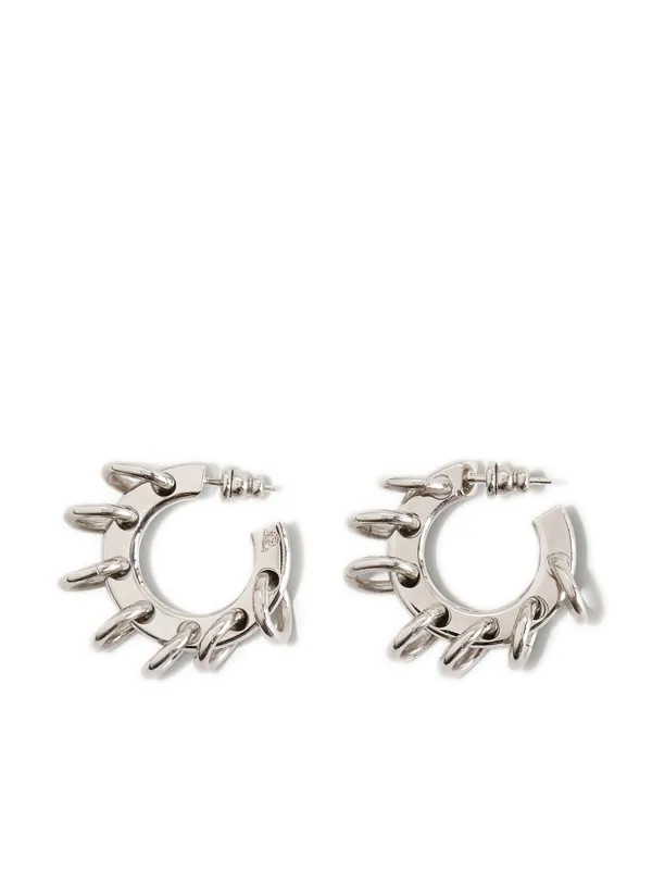 PUCCI Dangling Loops Hoop Earrings - Farfetch | Farfetch Global