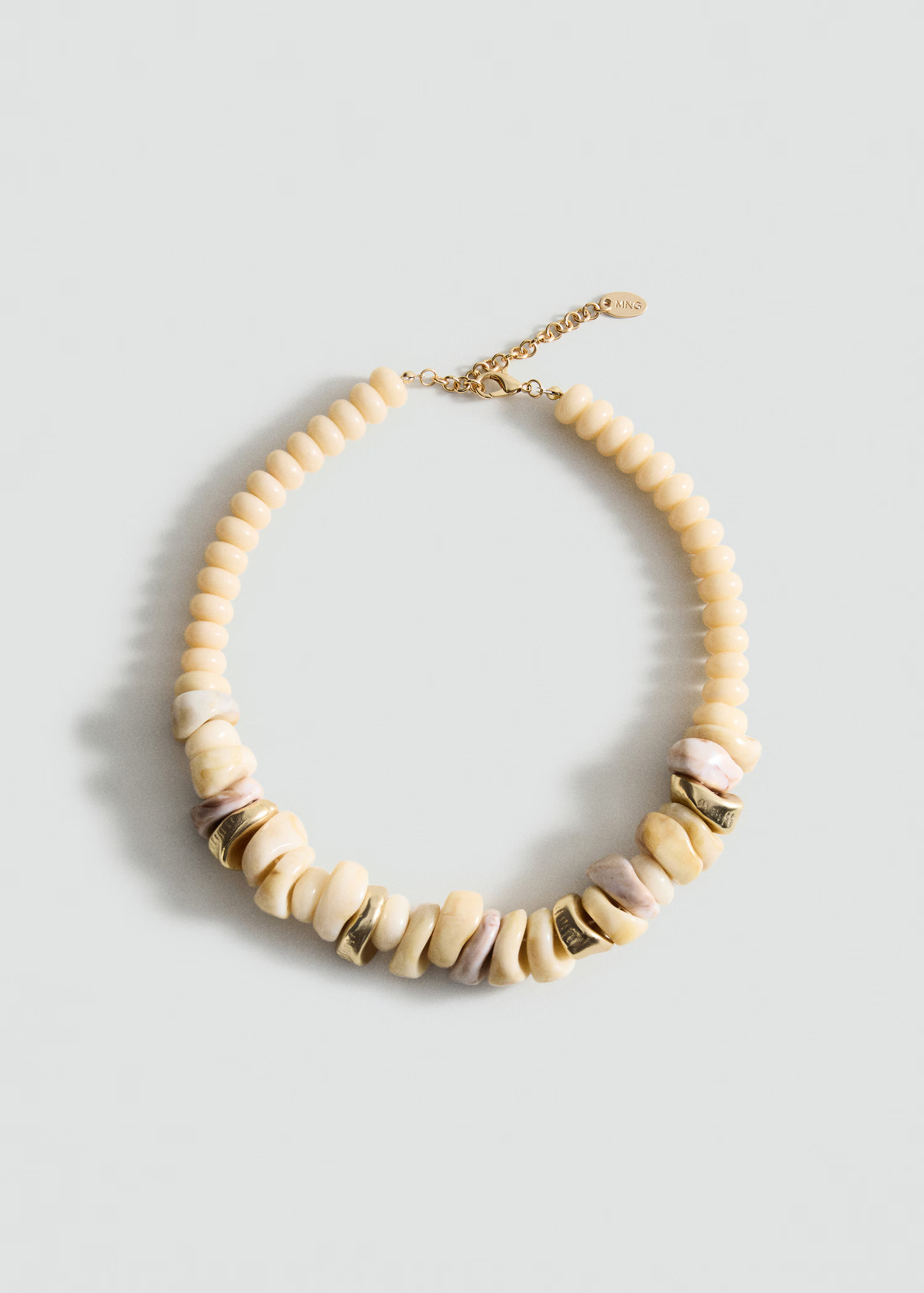 Mixed bead necklace - Women | MANGO United Kingdom | MANGO (UK)