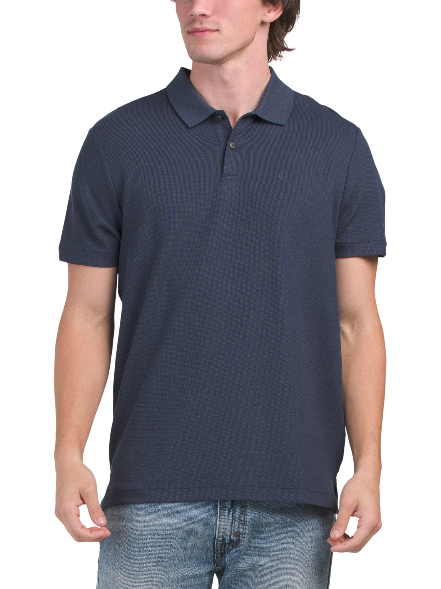 Short Sleeve Micro Waffle Polo | TJ Maxx