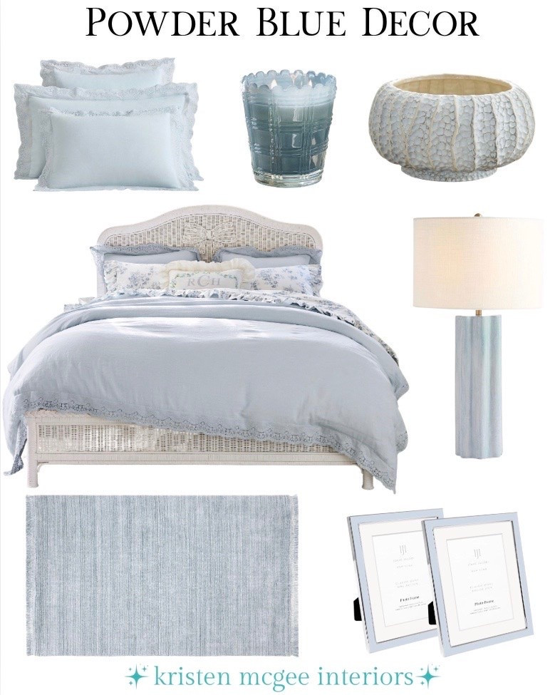 Powder blue is having a moment and I am here for it! 🙌🏻  The perfect blend of timeless and fresh! These finds add the prettiest pop of color while keeping your home feeling calm and elevated! 🤍✨ #LTKhome #LTKdiml