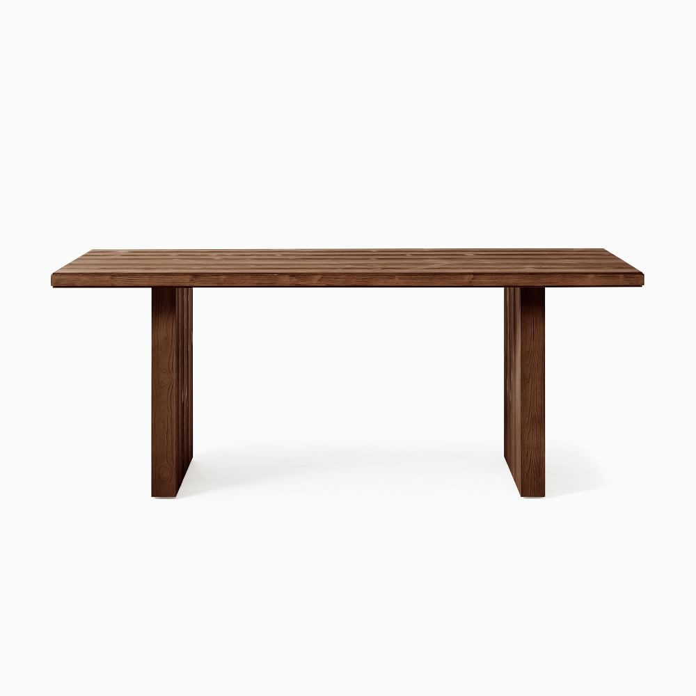 Santa Rosa 76&amp;quot; Rect Dining Table, Dark Walnut | West Elm (US)