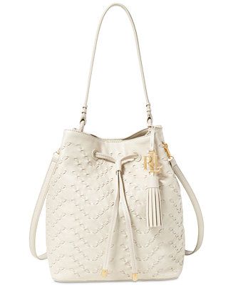 Lauren Ralph Lauren Stitched Debby Drawstring Bag | Macys (US)