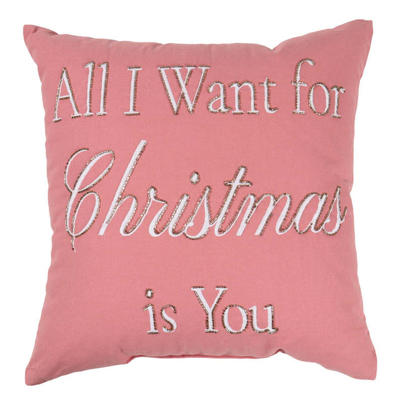 All I Want For Christmas Throw Pillow, 18" | At Home
