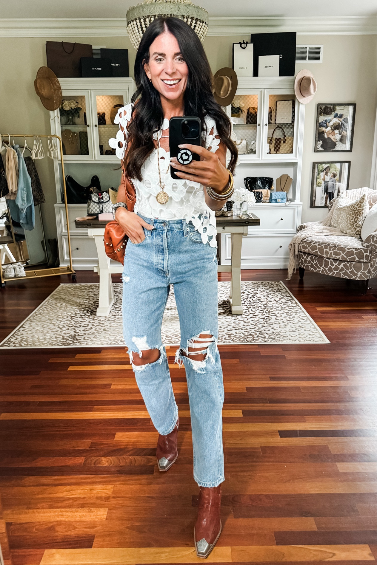 Small in both tops
25 denim
Size up in. Boots 

#LTKFindsUnder50 #LTKSeasonal #LTKStyleTip