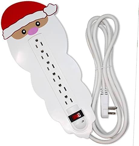 Digital Energy Christmas Santa 6 Outlet Power Strip Surge Protector for Holiday Decorations, Christm | Amazon (US)