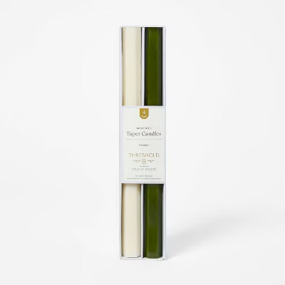 4pk Taper Set Hexagon - Threshold™ designed with Studio McGee | Target