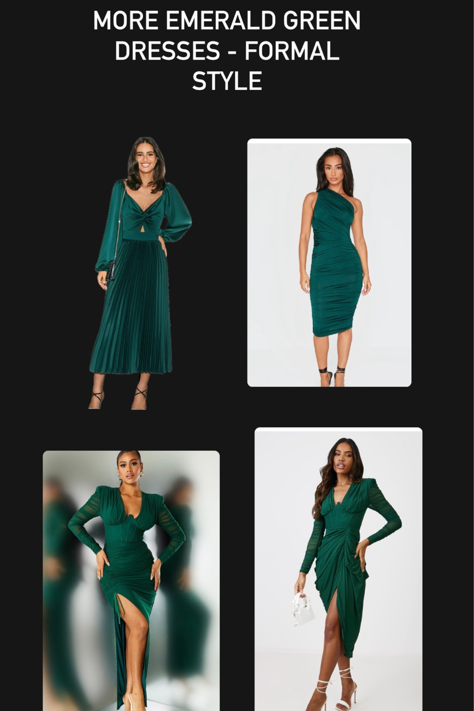 I love these formal dresses in the emerald green color

#LTKStyleTip #LTKHoliday