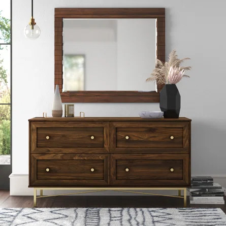 Ahleeyah 56'' W 4 - Drawer Dresser | Wayfair North America