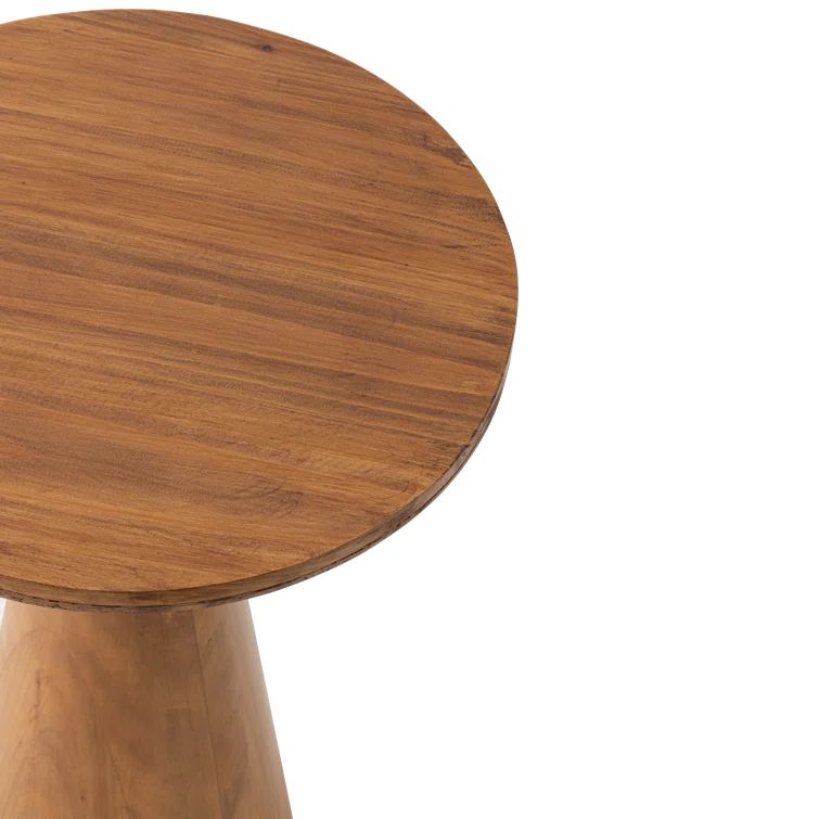 Abilash Solid Wood Pedestal End Table | Wayfair North America