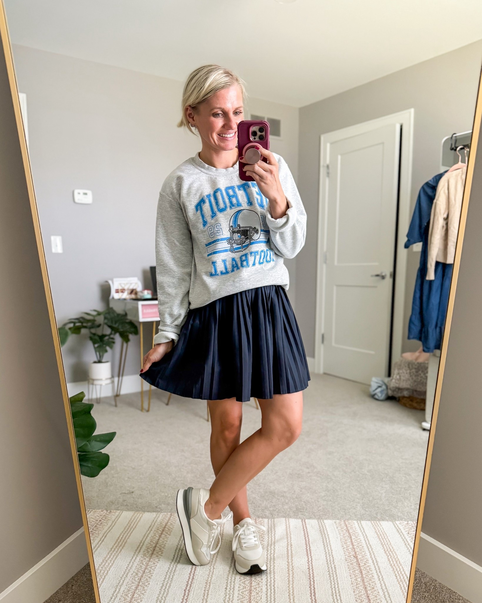 Casual outfit that I wore this week! Dress- small || sweatshirt sold out, linked similar 

#LTKSeasonal #LTKOver40 #LTKStyleTip