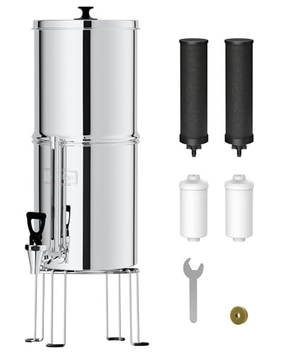Waterdrop TK-FS Gravity Water Filter System, NSF/ANSI 42&372 Standard, Stainless-Steel Water Syst... | Amazon (US)