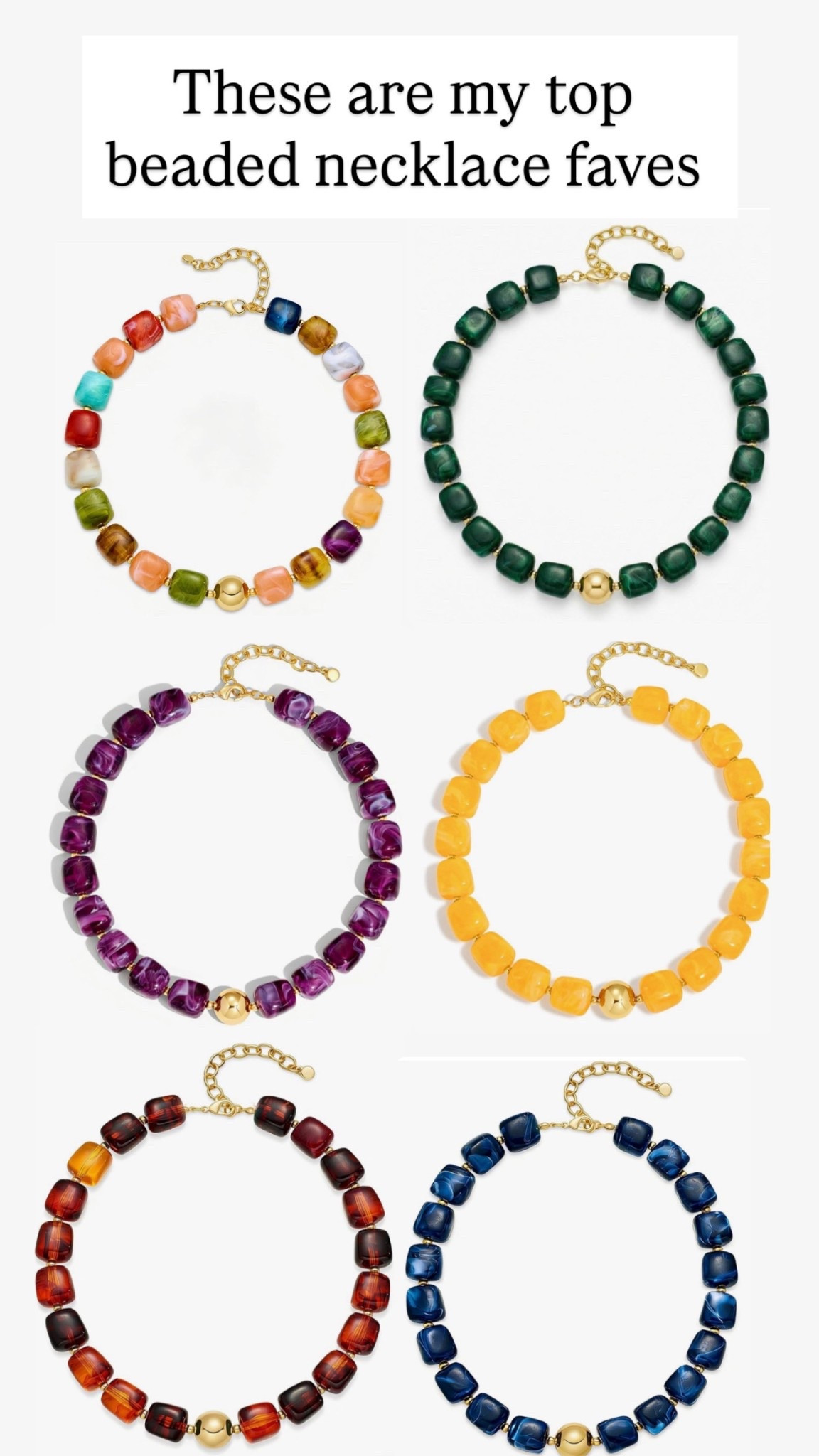 Best beaded necklaces 

#LTKootd #LTKgrwm