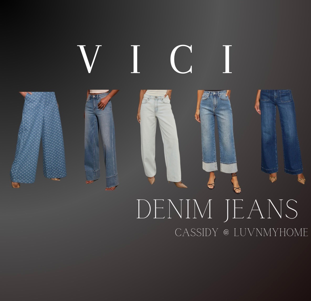 Vici has so many Jean options - Check out the current sale! 

#smartcasual #vici #luvnmyhome #jeans #denim #springsale #sale

#LTKSaleAlert #LTKFindsUnder100 #LTKStyleTip