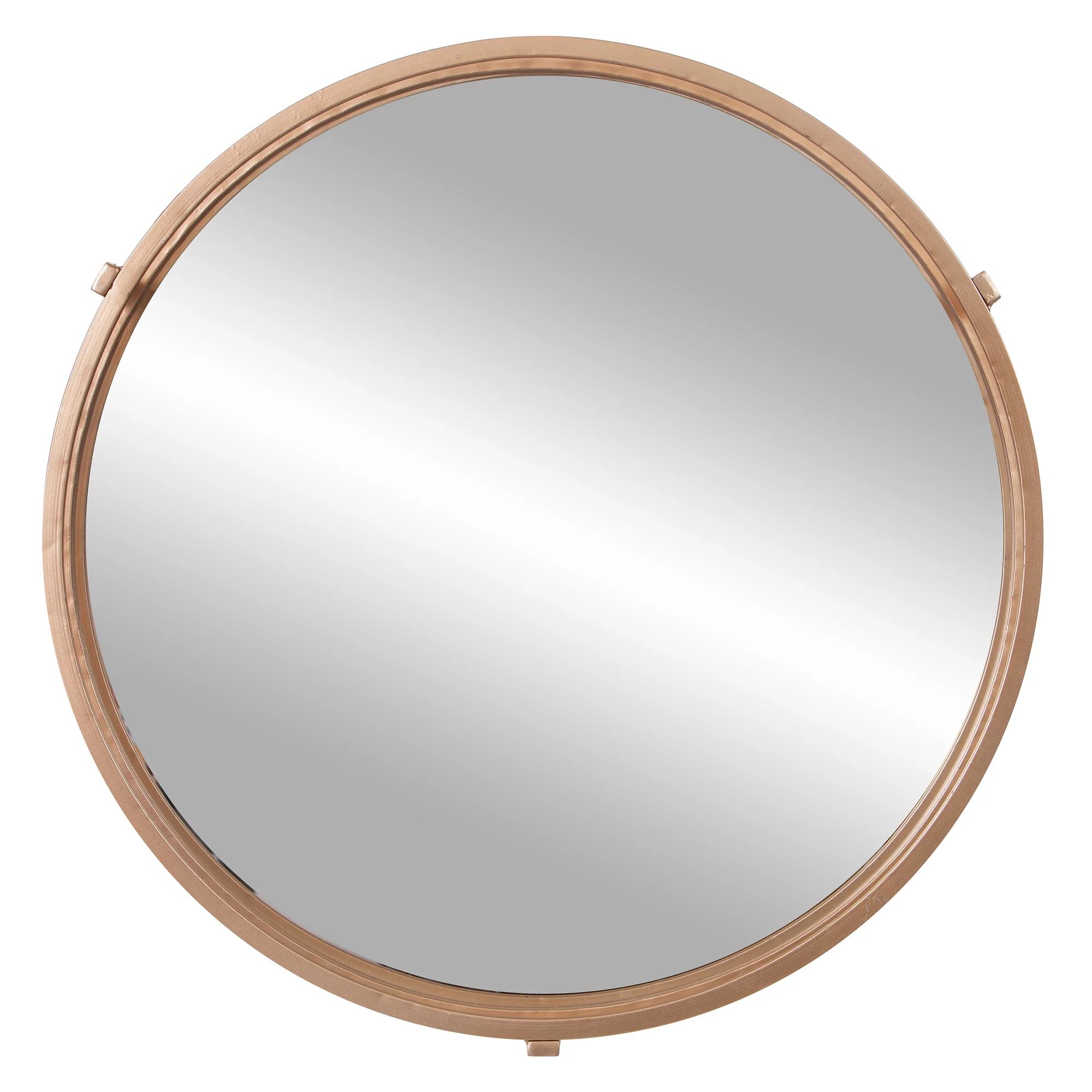 Gold Cut Out Round Wall Mirror 24"x24" by Patton Wall Decor | Walmart (US)