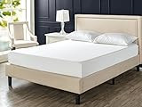 ZINUS Julio Upholstered Platform Bed Frame / Mattress Foundation / Nailhead Platform Bed Frame / Woo | Amazon (US)