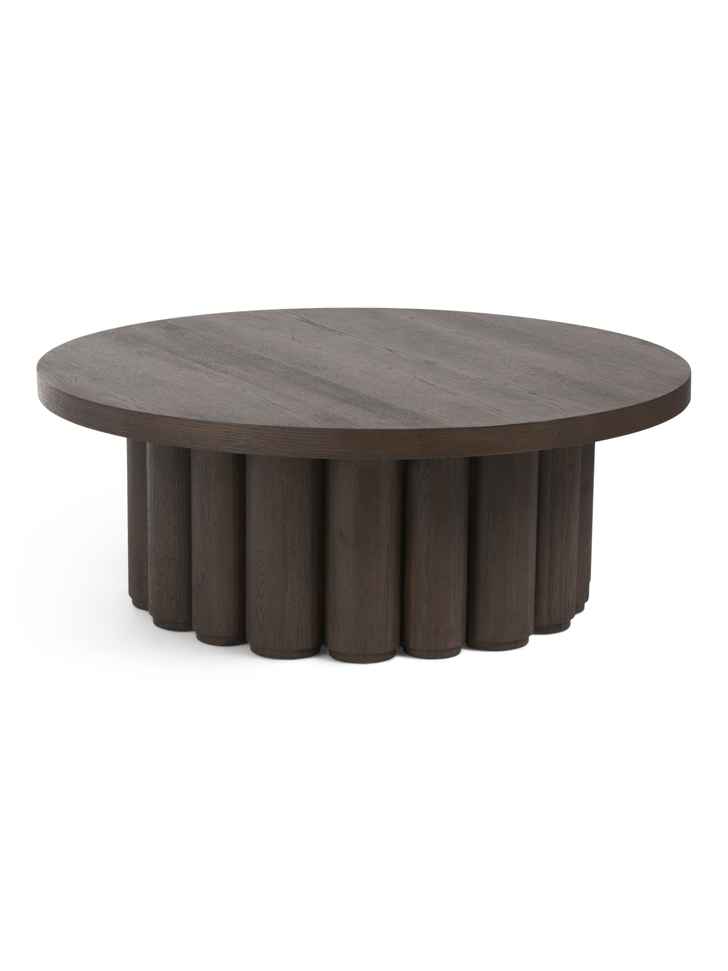 48x18 Tiber Oak Veneer Solid Wood Coffee Table | TJ Maxx