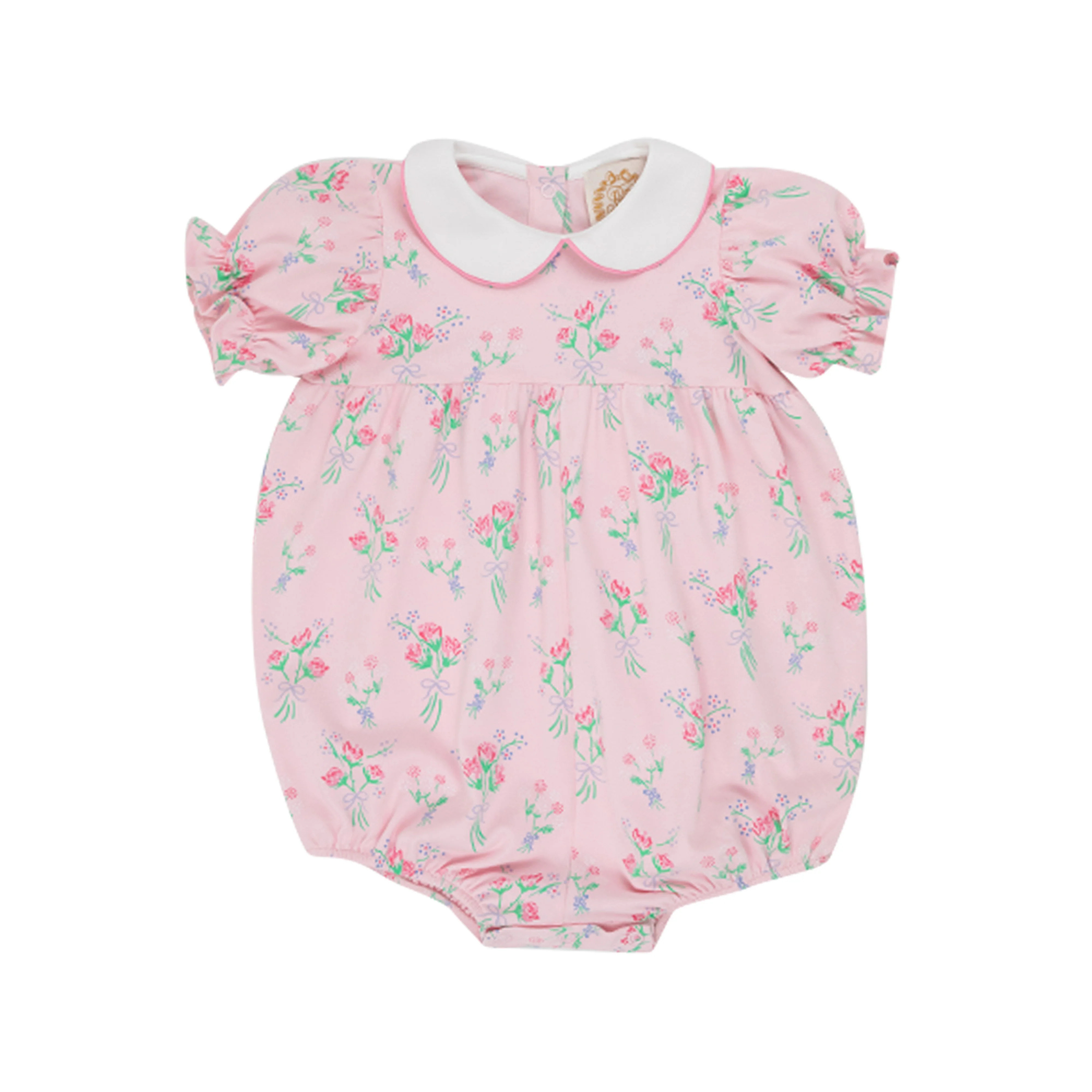 Britt Bubble - Oak Bluffs Bouquet with Worth Avenue White & Hamptons Hot Pink | The Beaufort Bonnet Company