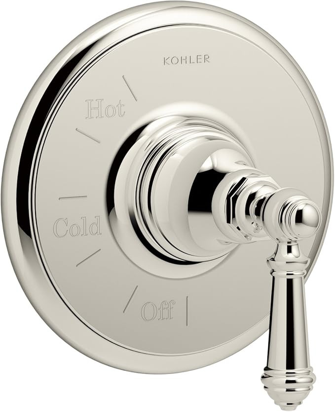 Kohler TS72767-4-SN Artifacts Valve Trim-Lever, Vibrant Polished Nickel | Amazon (US)