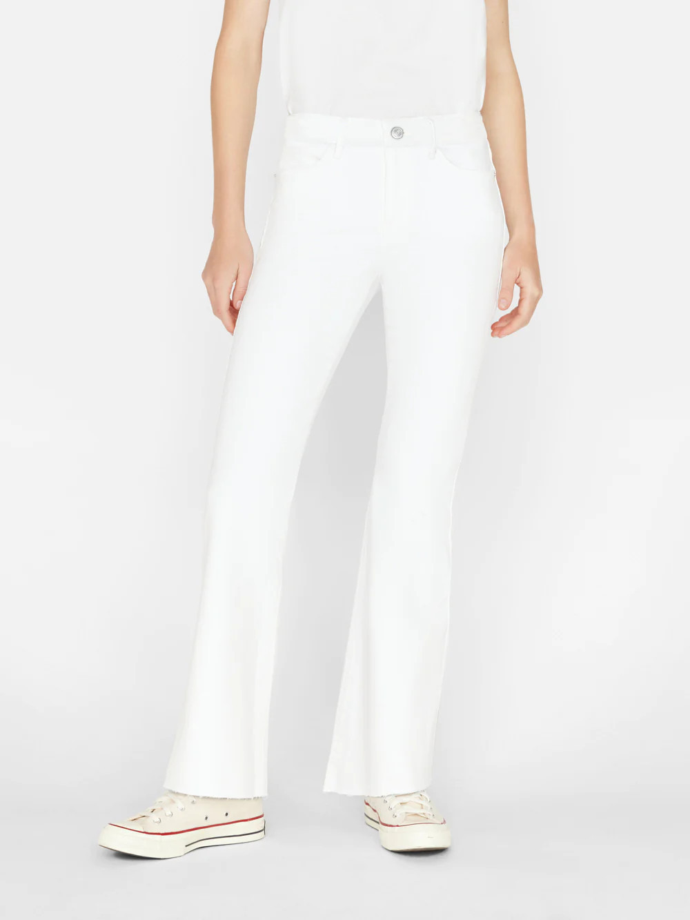 Le Easy Flare -- Blanc | Frame Denim