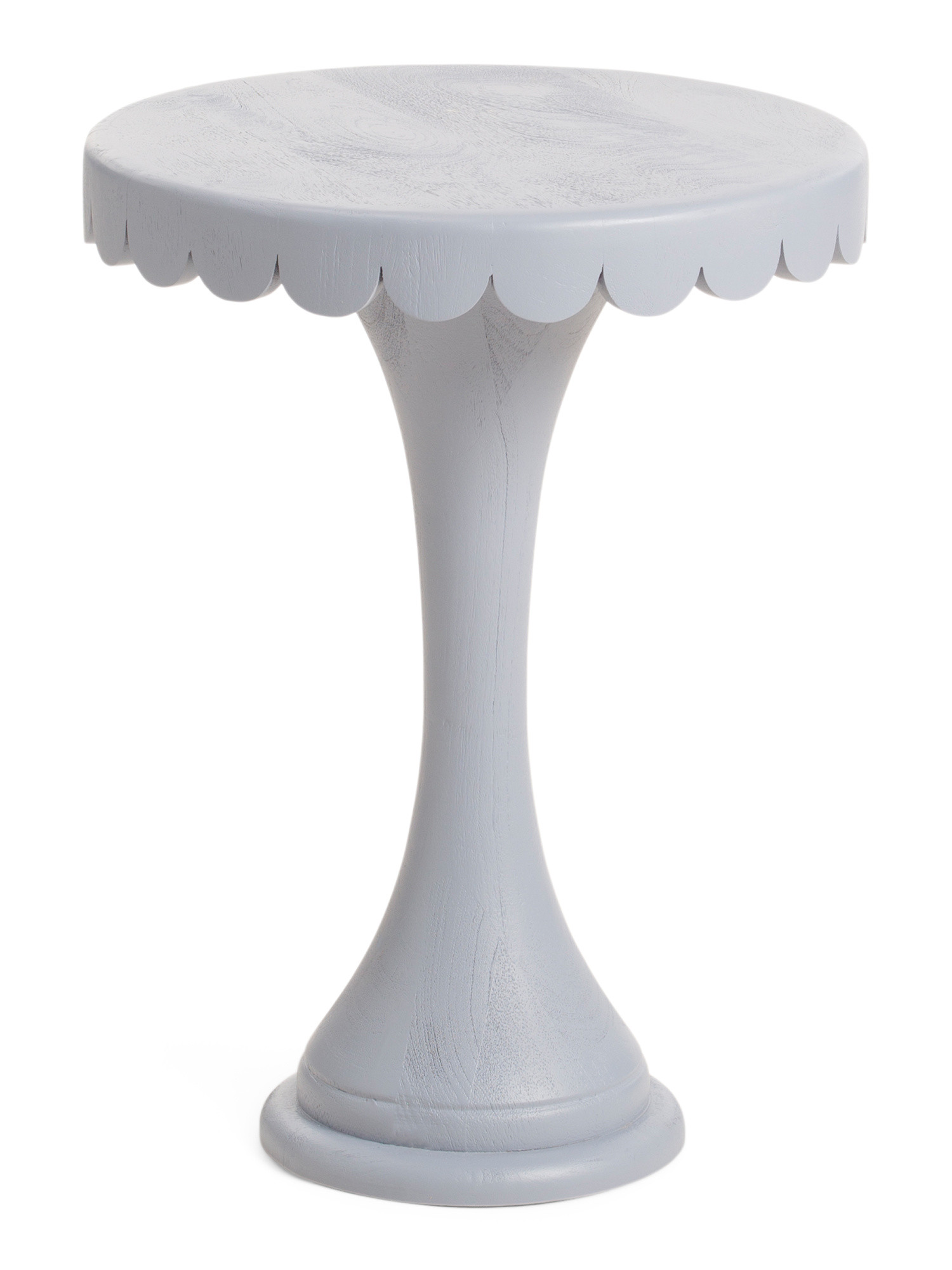 24x18 Solid Wood Scalloped Side Table | Furniture & Lighting | Marshalls | Marshalls