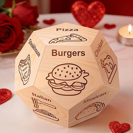 Valentines Day Gifts for Him Her, Winzwon Date Night Food Decision Dice, Anniversary Birthday Wed... | Amazon (US)