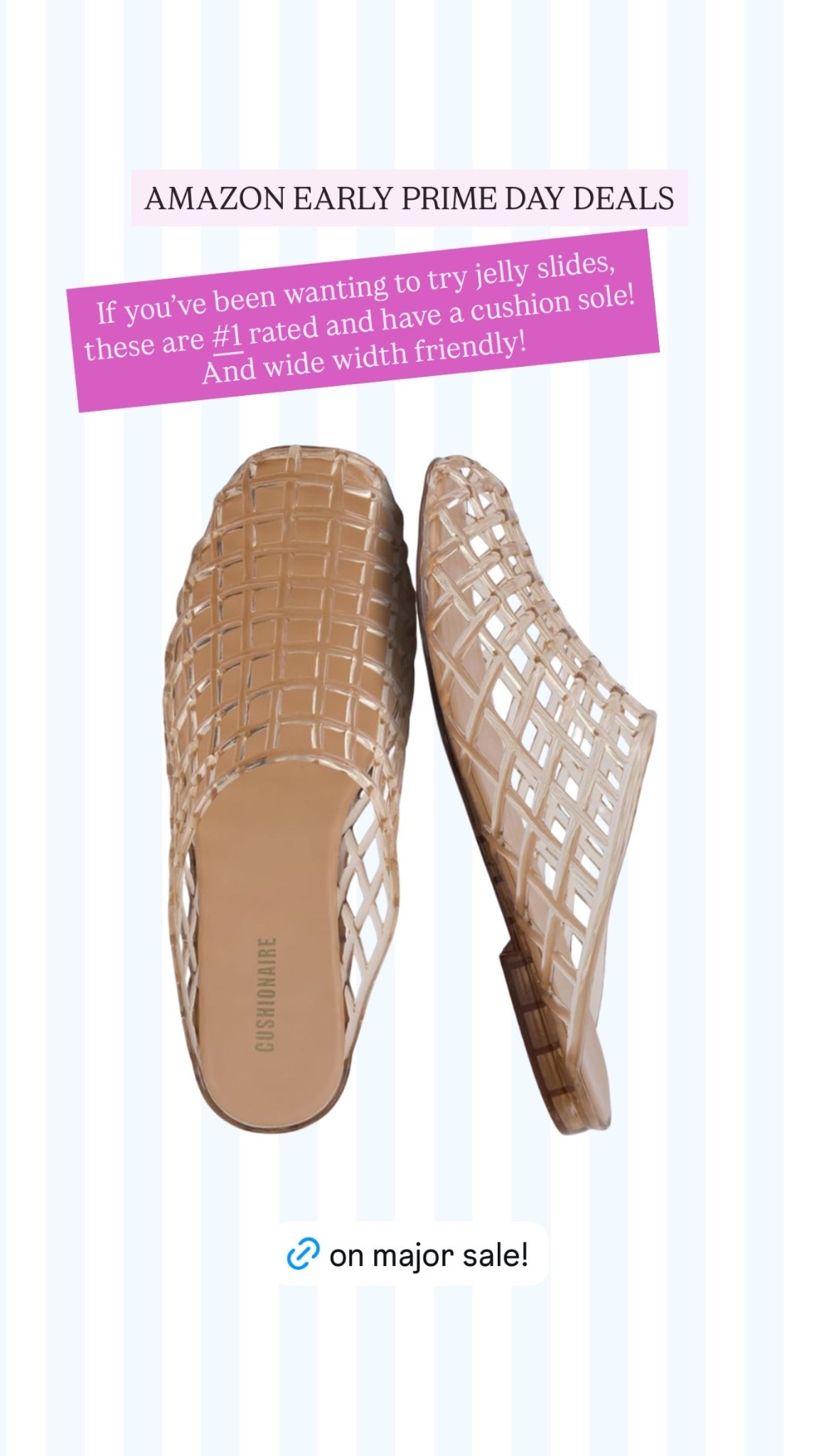 If you’ve been wanting to try jelly slides, these are #1 rated and have a cushion sole! And wide width friendly!  😍

#LTKootd #LTKSaleAlert #LTKSeasonal