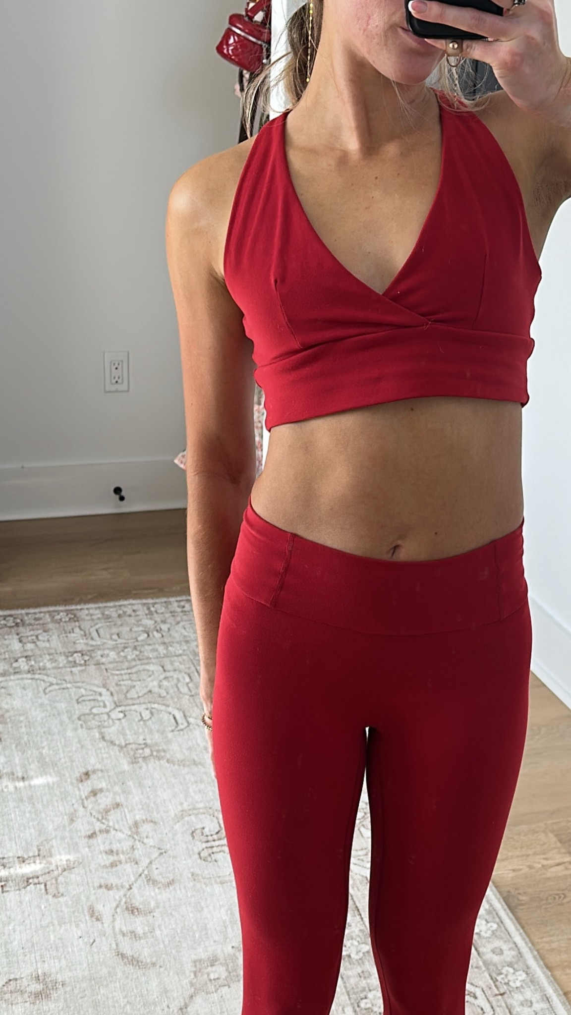 Shop booty by Brabrants. SUPER STRETCH SCULPTING LEGGINGS TRUE RED. SUPER STRETCH PLUNGE BRA TRUE RED. Size small. #workoutgear #workoutwear #pilates #ootd #outfit #athleticwear #athleticoutfit #bikershorts #sportsbra #pilatesoutfit #athleisure #bala #pilatesworkout #pilateslovers #pilatestiktok #balabangles Bala use code SLOANE15. #LTKFitness

#LTKfitnessgoals #LTKActive #LTKootd