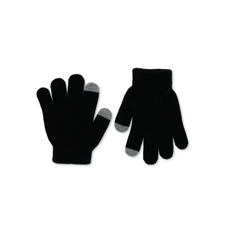 Wonder Nation Boys Cold Weather Beanie and Gloves Set, 2-Piece, One Size Fits Most | Walmart (US)