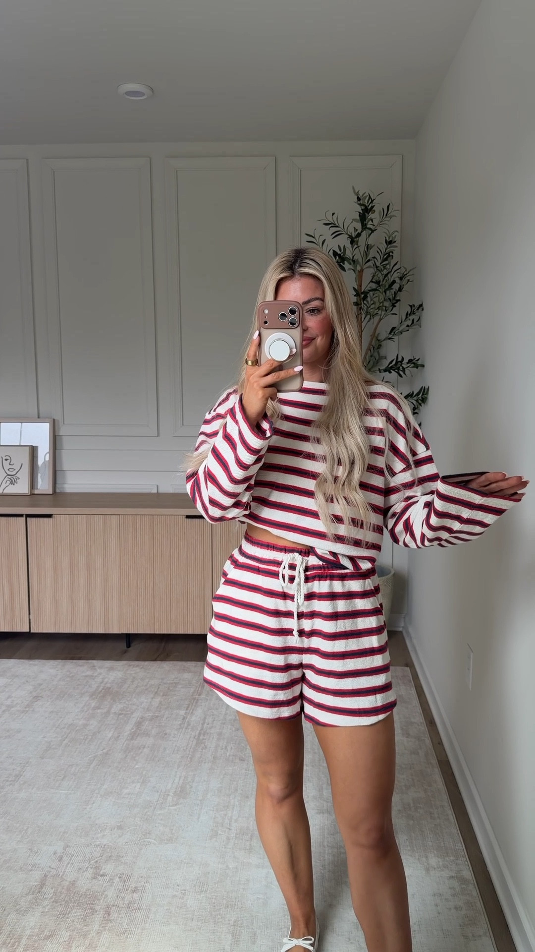 Red, white & cozy 🇺🇸✨ this lightweight striped sweater set from Target is the effortless Memorial Day look — comfy enough for all-day wear but still put together for BBQs, lake days, and fireworks nights ❤️🤍💙

Memorial Day outfit, red white and blue outfit, patriotic outfit, Target fashion finds, Target sweater set, striped sweater outfit, lightweight knit set, comfy chic outfit, mom style outfit, casual summer outfit, 4th of July outfit inspo, backyard BBQ outfit, lake day outfit, travel outfit comfy, affordable fashion, everyday elevated basics, matching set outfit, summer knit set, easy outfit idea

#LTKgrwm #LTKootd #LTKFestival