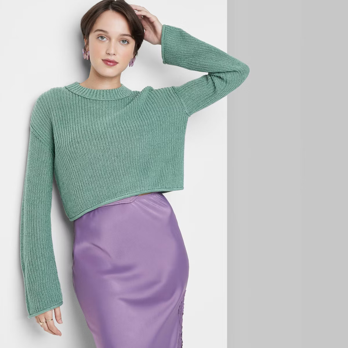 Women's Crewneck Boxy Pullover Sweater - Wild Fable™ | Target