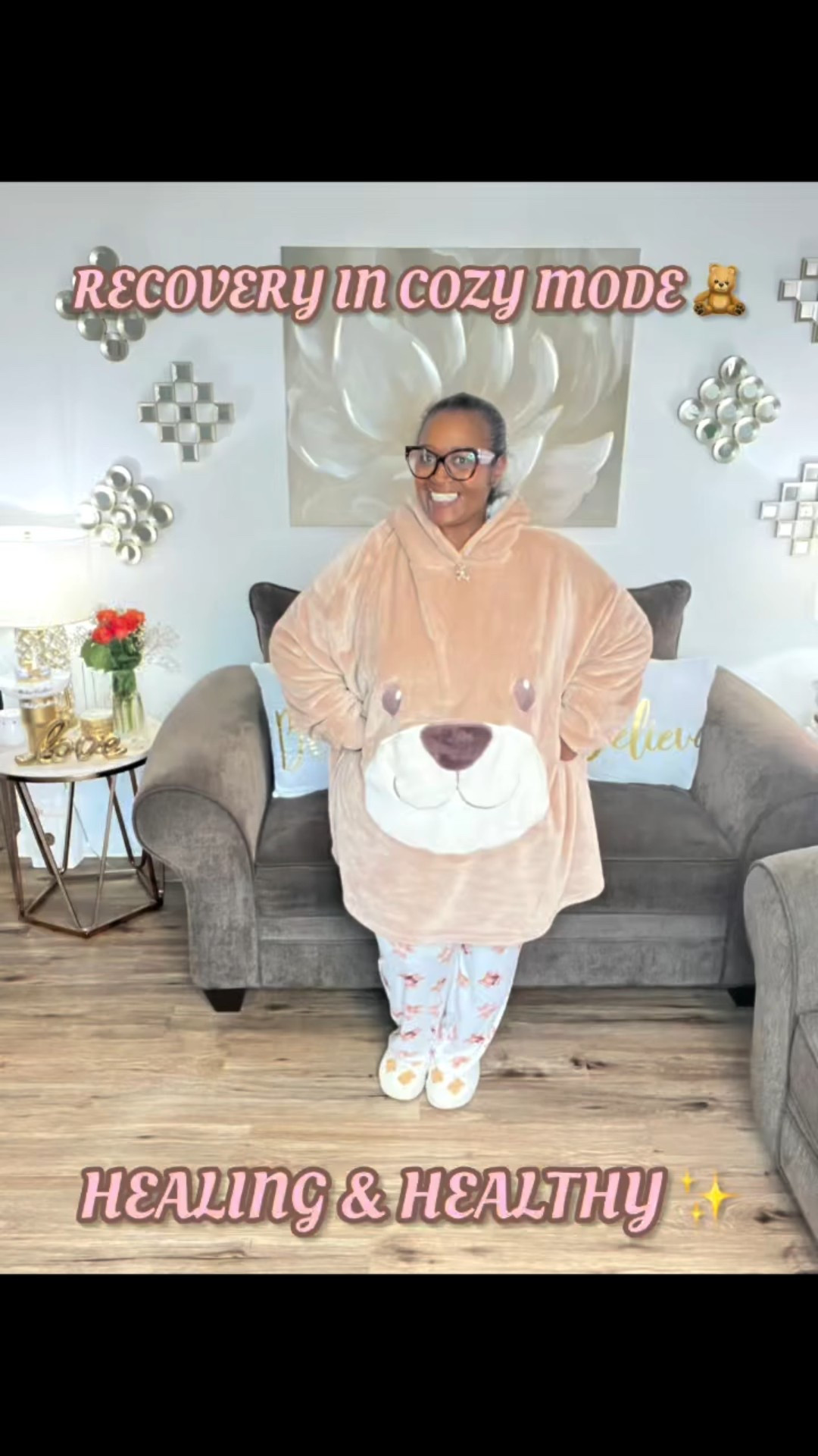 MikoBelles, surgery recovery just got a whole lot cuter! 🧸 Tonight I’m sharing my secret to staying positive and ultra-cozy while I heal—you won’t believe these @walmart finds! #mikobelles #over50style #over50fashion #cozyootd