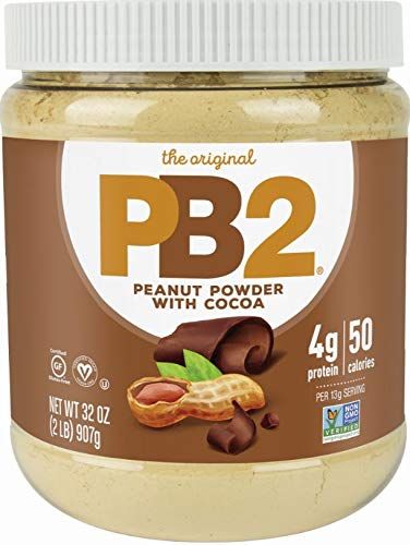 PB2 Powdered Chocolate Peanut Butter with Cocoa - 4g of Protein, 90% Less Fat, Certified Gluten F... | Amazon (US)