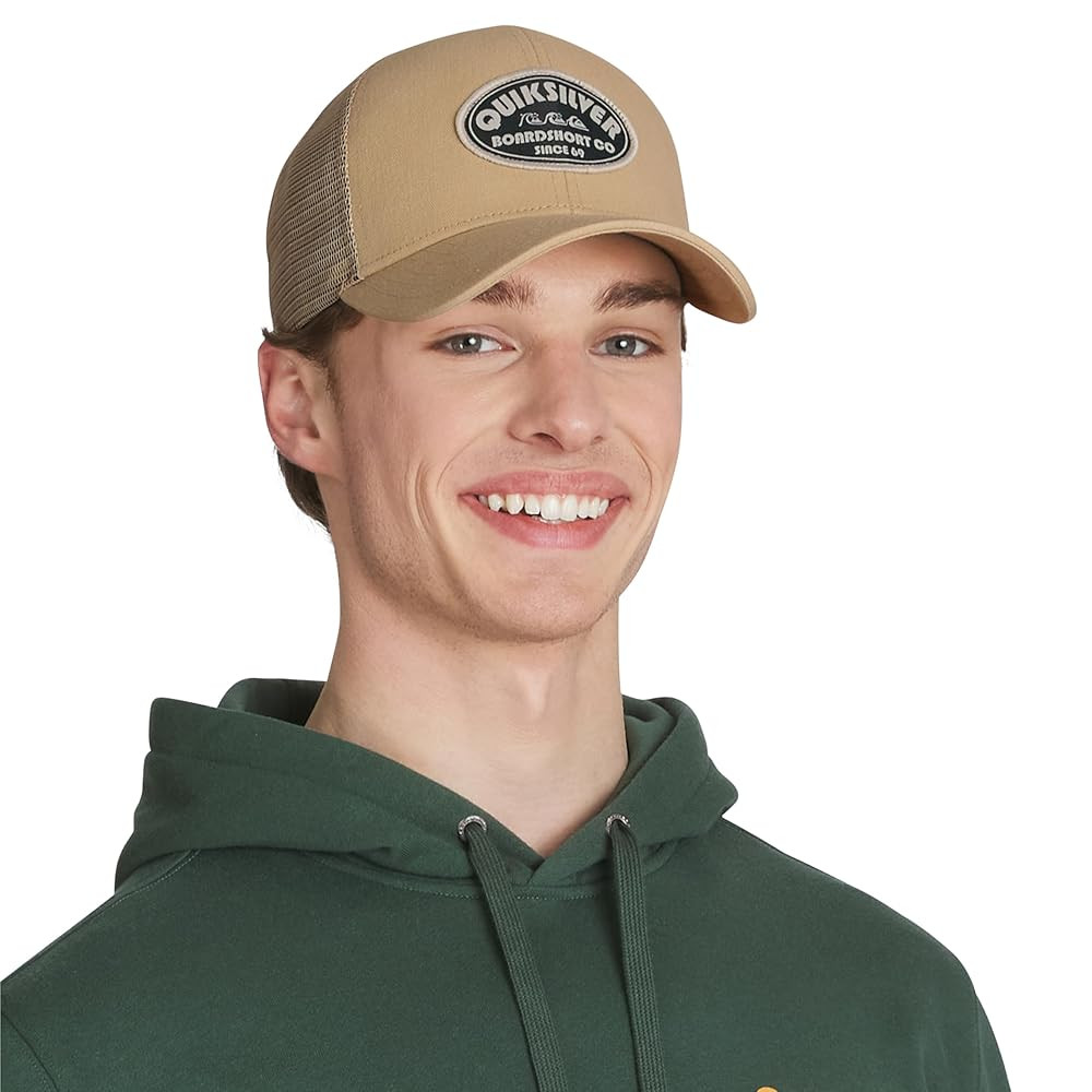 Quiksilver Men's Premium Cotton Adjustable Snap Back Logo Baseball Cap | Amazon (US)