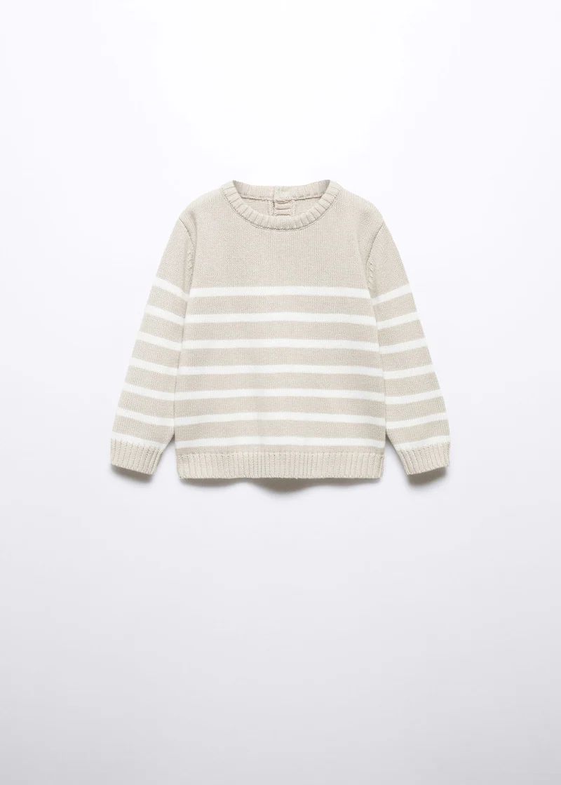 Striped knit sweater -  Girls | Mango Kids USA | MANGO (US)