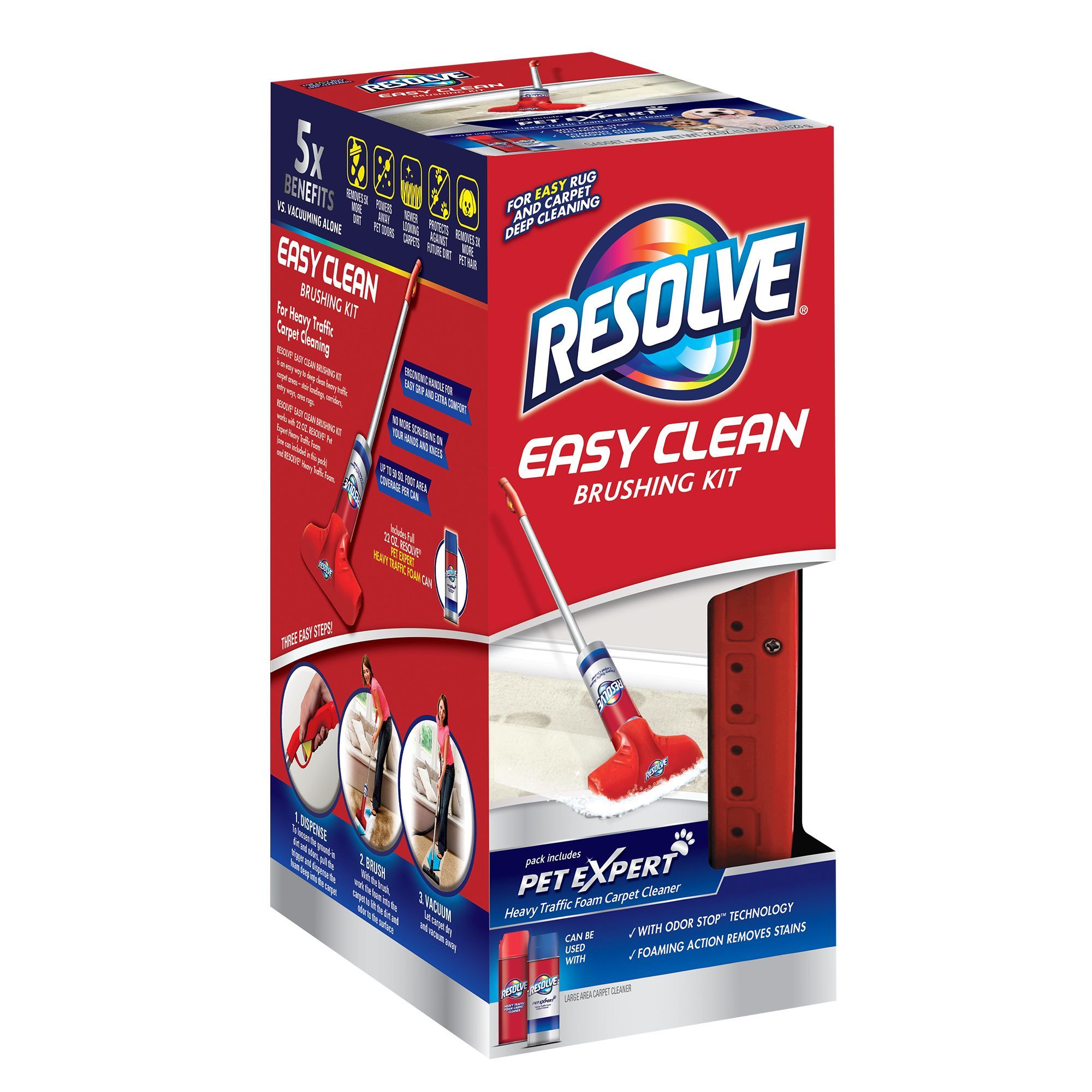 Resolve® Pet Expert Easy Clean Brushing Kit | PetSmart