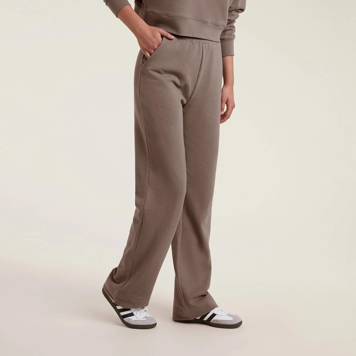 Wide Leg Sweatpant | Mocha - nuuds | nuuds