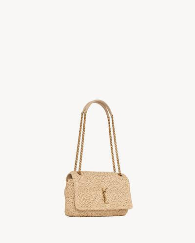 jamie medium chain bag "carré rive gauche" in raffia | Saint Laurent Inc. (Global)