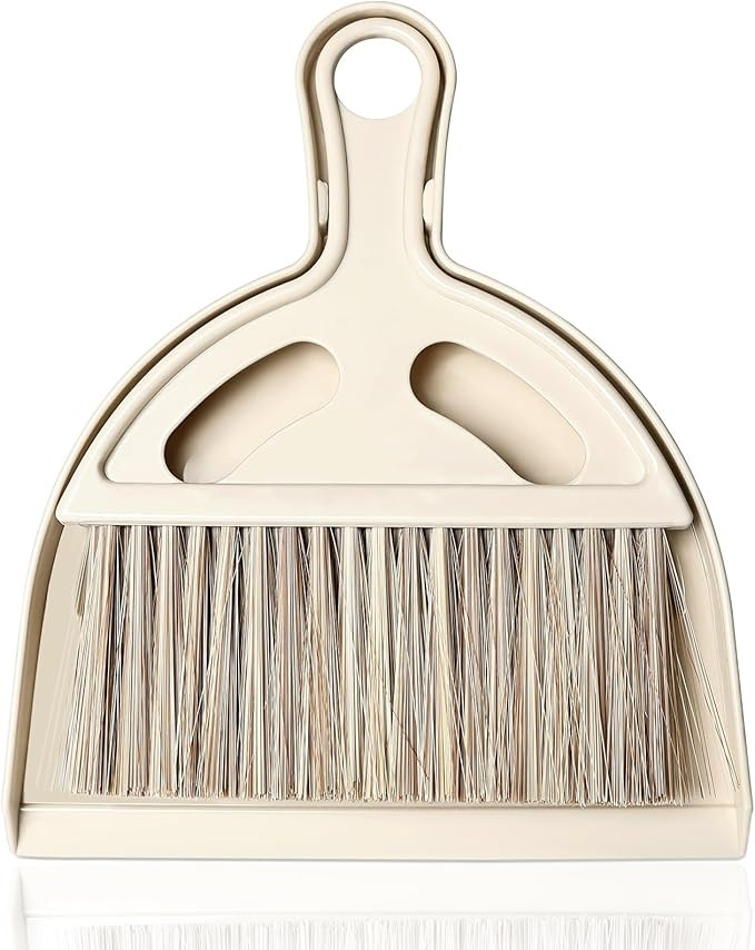 Mini Broom and Small Dustpan Brush - Hand Broom and Dustpan Set, Mini Dust pan and Brush Set, Sma... | Amazon (US)