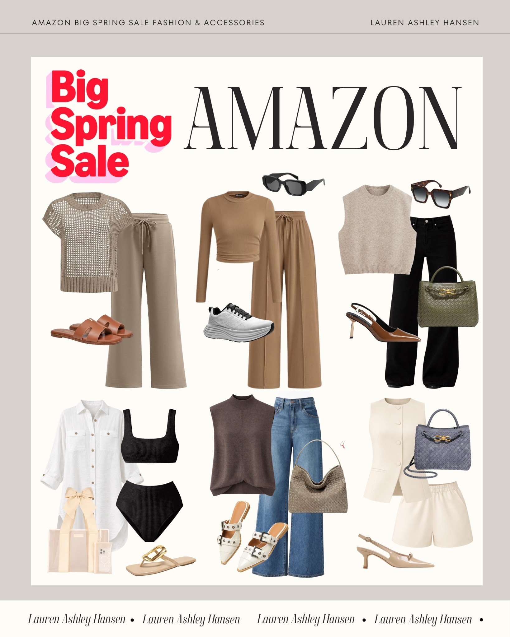 Whether looking for athleisure finds or pieces for your next beach trip, all of these styles are perfect. On major sale up to 40% off right now during the Big Spring Sale!

#LTKSaleAlert #LTKgrwm #LTKootd