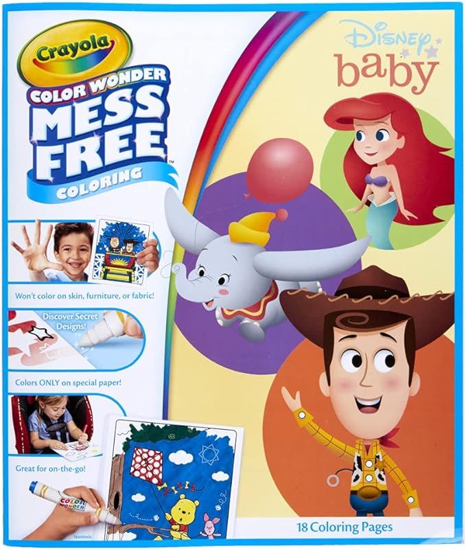 Crayola Color Wonder Disney Baby Characters, Mess Free Coloring Pages, Gift for Kids, Age 3, 4, 5... | Amazon (US)
