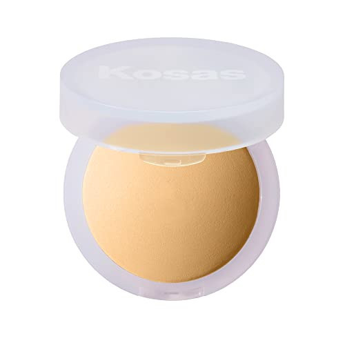 Kosas Cloud Set Face Setting Powder - Smoothing Shine Control, Soft, Sheer Translucent Makeup Finish, Portable & Long-Lasting Loose Pressed Baking Powder - Cushiony (Sheer Golden Medium) | Amazon (US)