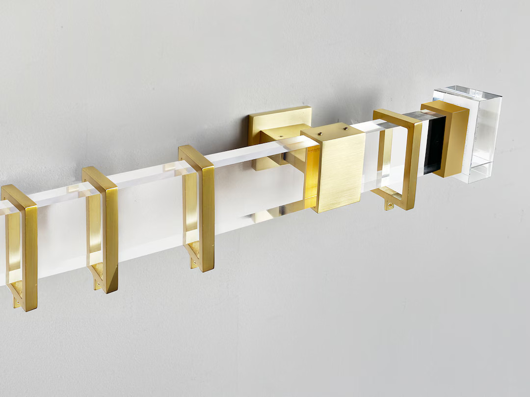 Acrylic Curtain Rod, Lucite Curtain Rod, Transparent Rod, Custom Length, Gift - Etsy | Etsy (US)