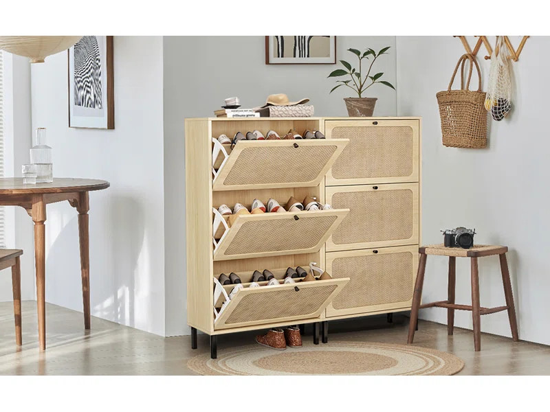 18 Pair Shoe Storage Cabinet | Wayfair North America