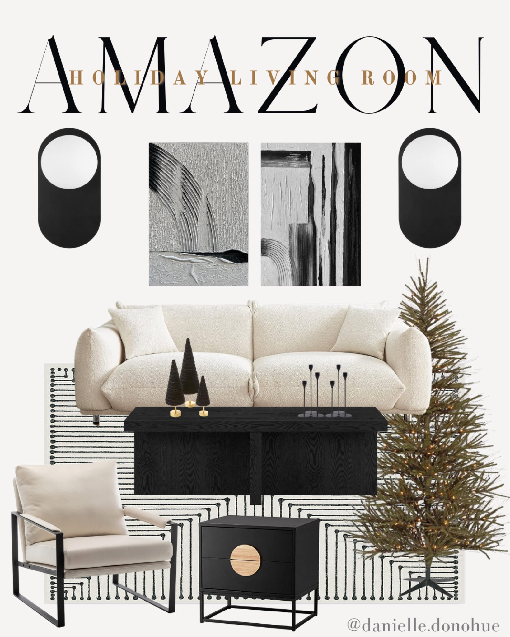 Upgrade your living room with these Christmas decor and furniture pieces! 
#modernhome #holidaydecor #homefinds #interiordesign

#LTKHoliday #LTKstyletip #LTKhome