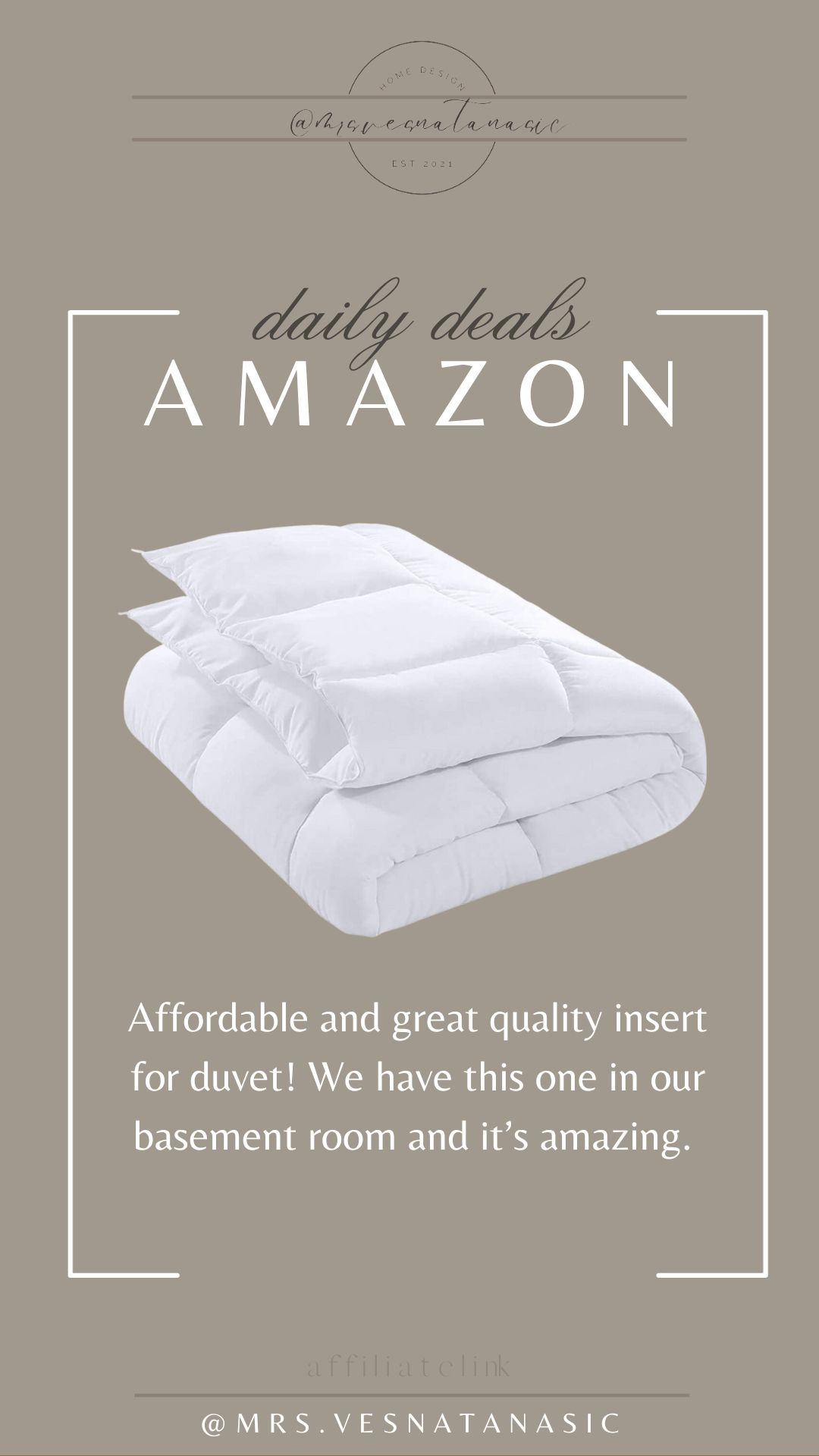 Duvet insert under $40! | Amazon (US)