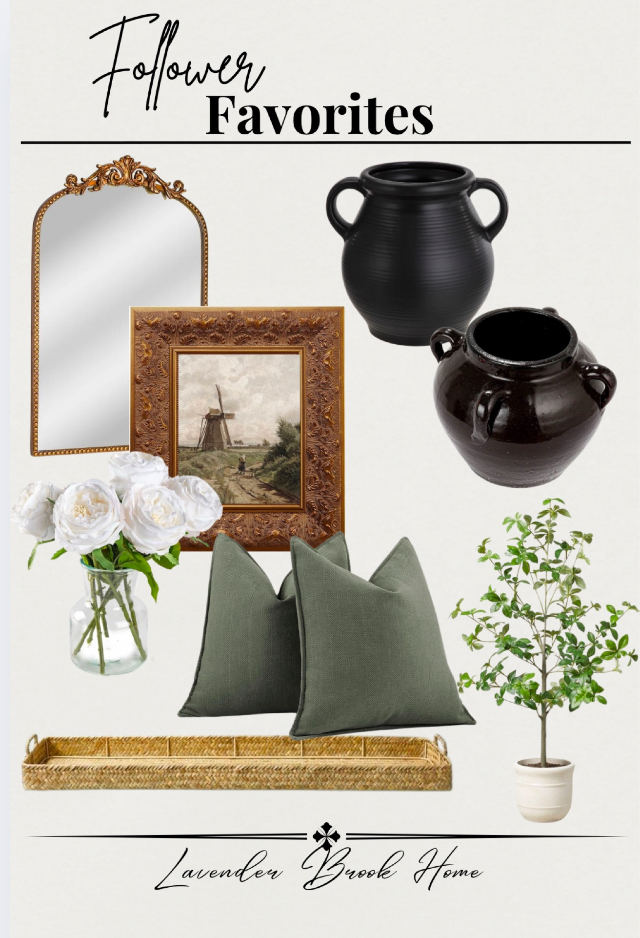 This week’s favorites include vintage style pottery from Amazon and Walmart. The ornate mirrors are an incredible price and look beautiful on side tables next to a bed. The pillows are luxurious and so soft at an incredible price point, and they come in multiple colors. . 

#LTKGiftGuide #LTKHome