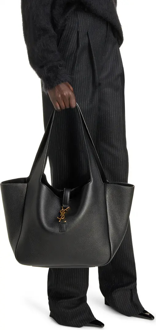 Saint Laurent Bea Deerskin Leather Tote | Nordstrom | Nordstrom
